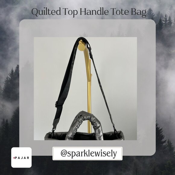 PAJAR Quilted Top Handle Tote Bag - Picture 8 of 16